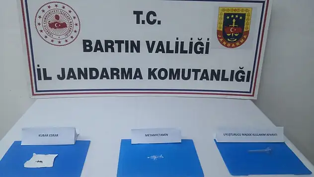 Bartın'da uyuşturucu operasyonu