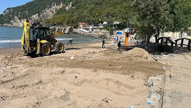 Bartın'da Yağış Sonrası Temizlik