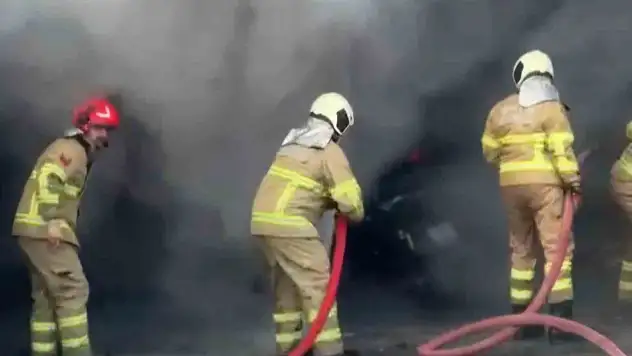 Bartın Oto Sanayide Korkutan Yangın