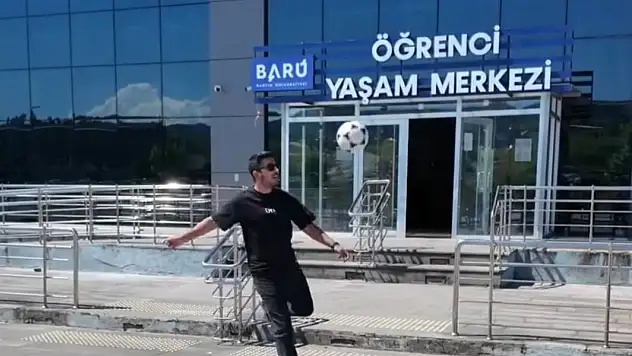 Bartın Üniversitesinden A Milli Takım'a destek videosu
