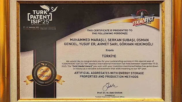 BARÜ TEKNOFEST'te Altın Madalya Aldı