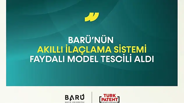 BARÜ'nün akıllı ilaçlama sistemi tescil aldı