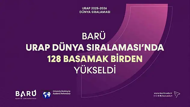 BARÜ URAP Dünya Sıralaması'nda 128 basamak birden yükseldi