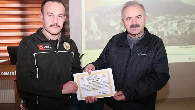 Başarılı Personele Teşekkür Belgesi Verildi