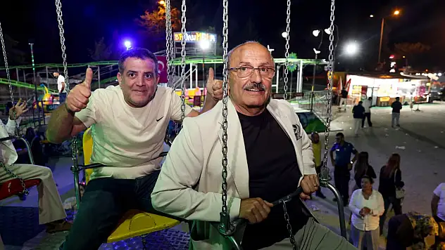 Başkan Arslan Çocuklar Gibi Eğlendi