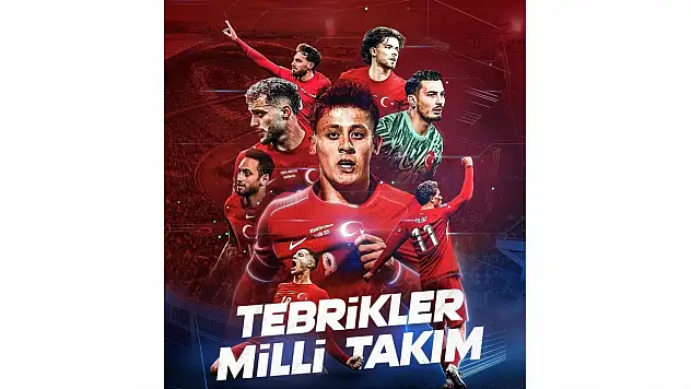 Başkan Arslan'dan A Milli Takıma Tebrik Mesajı