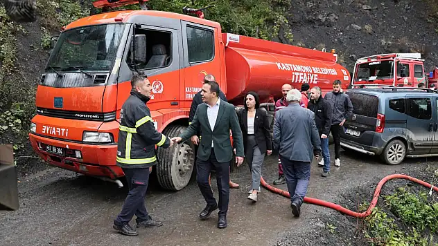 Başkan Baltacı Yangın Bölgesinde Vatandaşlarla Bir Araya Geldi