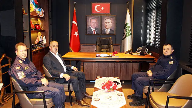 Başkan Ergin Misafirlerini Ağırladı