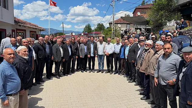 Başkan Kavaklıgil Bayat Köyü'ndeki Mevlid Programına Katıldı