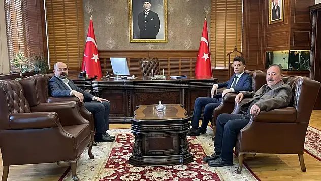 Başkan Kavaklıgil'den Kaymakam Vekili Büyüke'ye Ziyaret