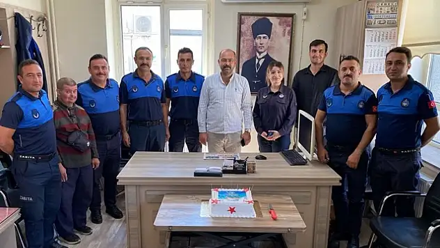 Başkan Kavaklıgil'den Zabıtalara Ziyaret