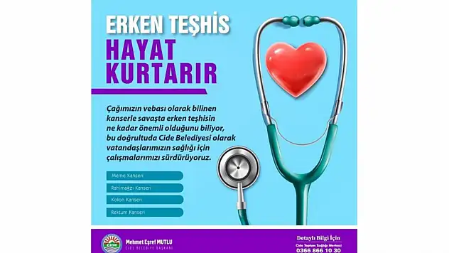 Başkan Mutlu'dan erken teşhis vurgusu