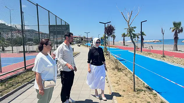 Başkan Oyar, Bisiklet Ve Yürüyüş Yolundaki Çalışmaları Yerinde İnceledi