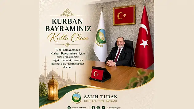 Başkan Turan'dan Kurban Bayramı Mesajı