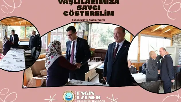 Başkan Uzuner, Yaşlılar Günü'nde Sorumluluk Bilincine Dikkat Çekti