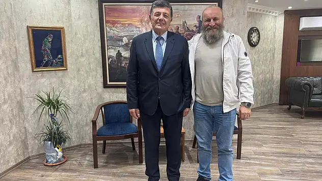 Başkan Yalçınkaya, Ünlü Oyuncu Çetin Altay'ı Ağırladı