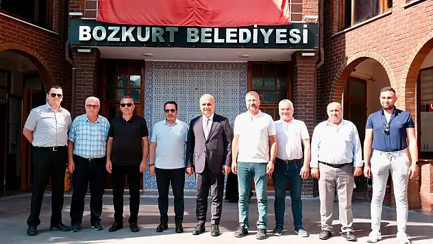 Başkan Yanık, Ziyaretçilerini Ağırladı