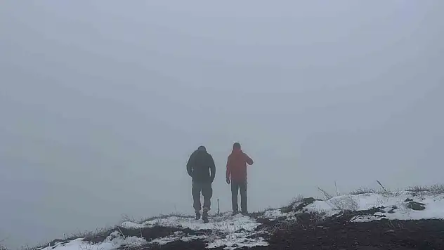 Bayram tatilinde kar yağışının tadını çıkardılar