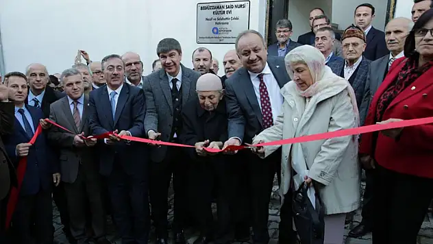 Bediüzzaman Said Nursi Kültür Evi açıldı