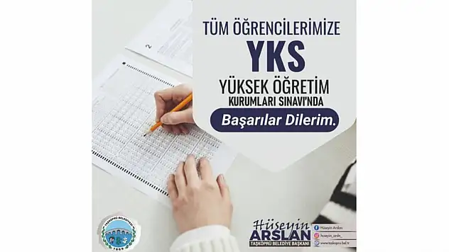 Belediye Başkanı Arslan Öğrencilere 'Başarılar' Diledi