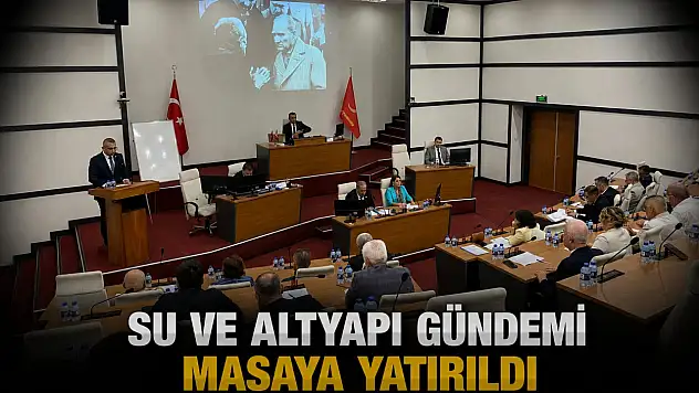 Su Ve Altyapı Gündemi Masaya Yatırıldı