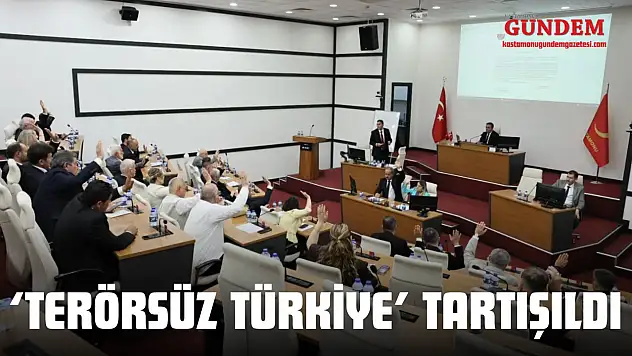 Belediye Meclisi'nde 'Terörsüz Türkiye' Tartışıldı