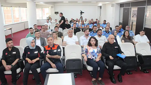 Belediyede Afet Eğitimi Verildi