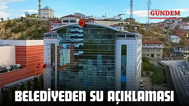 Belediyeden Su Açıklaması