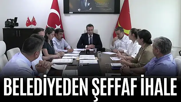 Belediyeden Şeffaf İhale