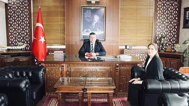 Belgin Polat'tan Kaymakam Uçar'a Ziyaret
