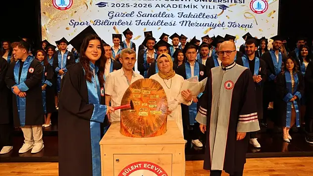 BEUN'da mezuniyet sevinci Güzel Sanatlar ve Spor Bilimleri Fakülteleri yeni mezunlarını verdi