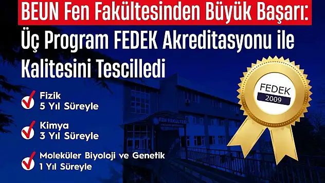 BEUN Fen Fakültesinden Büyük Başarı!