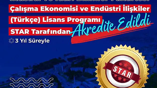 Akreditasyon Sertifikasına Layık Görüldü