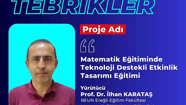 BEUN'lu Akademisyenin Yer Aldığı Projeye TÜBİTAK'tan Destek