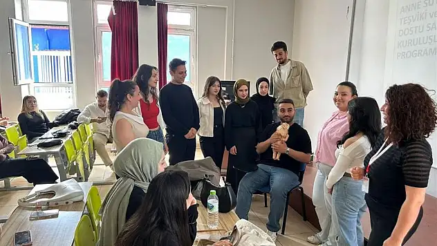 BEUN Sağlık Bilimleri Fakültesinde 96 öğrenciye emzirme danışmanlığı eğitimi