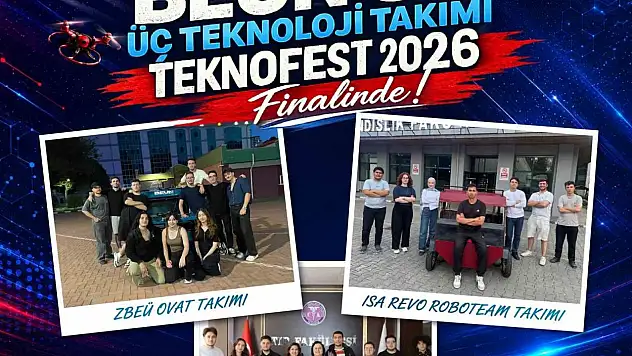 BEUN'un üç teknoloji takımı TEKNOFEST 2026 finalinde