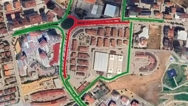 Bir Kavşak Araç Trafiğine Kapatılacak