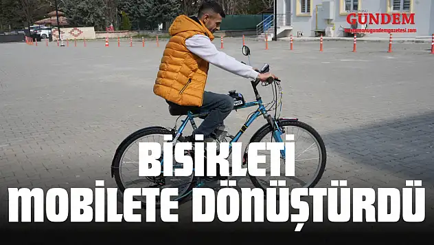 Bisikleti Mobilete Dönüştürdü