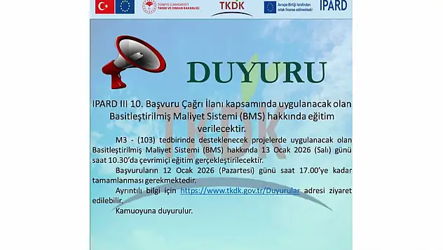 BMS Eğitimi Verilecek