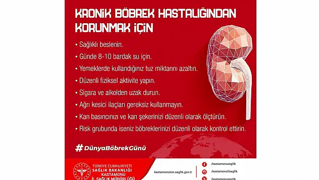 Böbrek Sağlığına Dikkat Çekildi