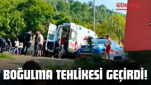 Boğulma Tehlikesi Geçirdi!