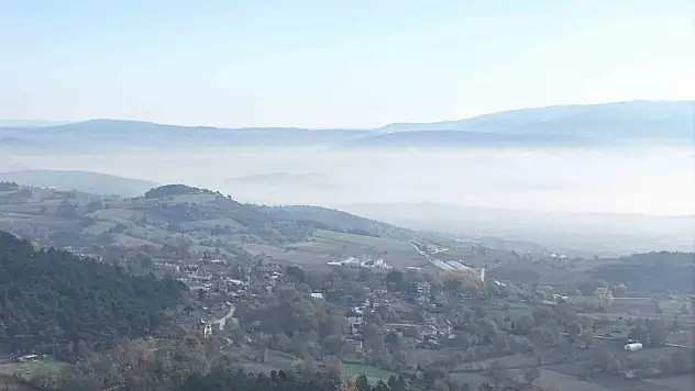 Bolu'da 'Sis Denizi' Manzarası Mest Etti
