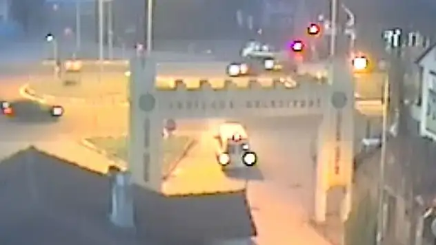 Bolu'da 4'ü Uzman Çavuş 6 kişinin Yaralandığı Kaza Güvenlik Kamerasında