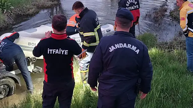 Bolu'da Derede Mahsur Kalan Çiftçi Kurtarıldı