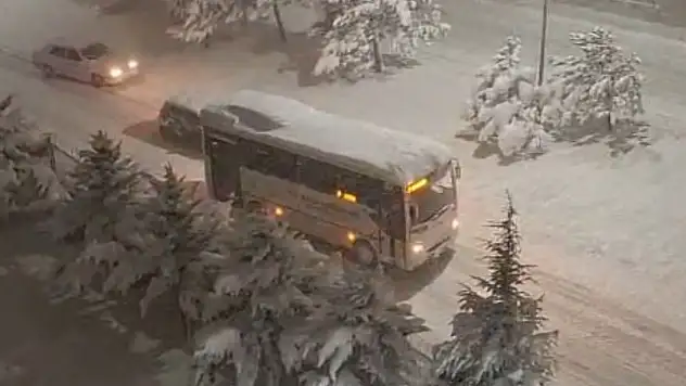 Bolu'da Kar Kalınlığı 30 Santimetreyi Aştı!