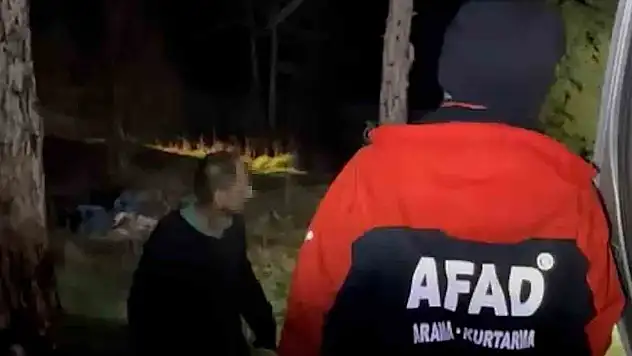 Bolu'da Kaybolan Zihinsel Engelli Vatandaş 20 Saat Sonra Sağ Bulundu