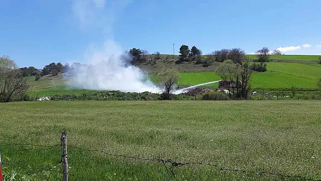 Bolu'da Yangın