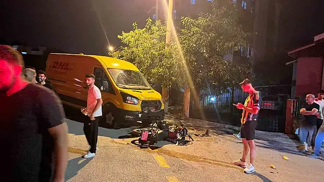 Bolu'da motosiklet ile panelvan çarpıştı: 1 yaralı