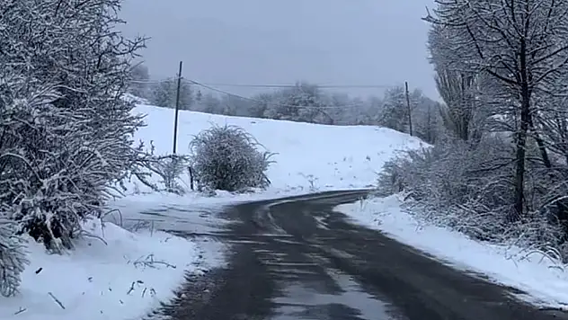 Bolu'da Nisan Ayında Kar Sürprizi