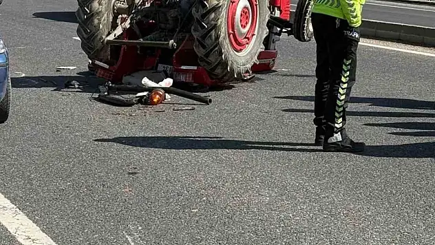 Bolu'da Traktör Devrildi: 1 Ölü